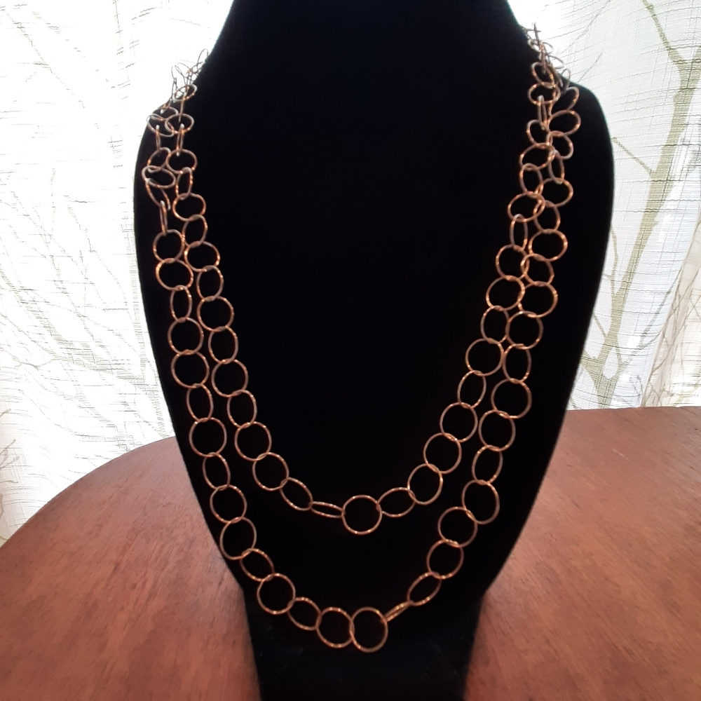 Delicate Silver Double Chain Necklace